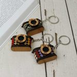 سرکلیدی چوبی طرح دوربین بزرگ
