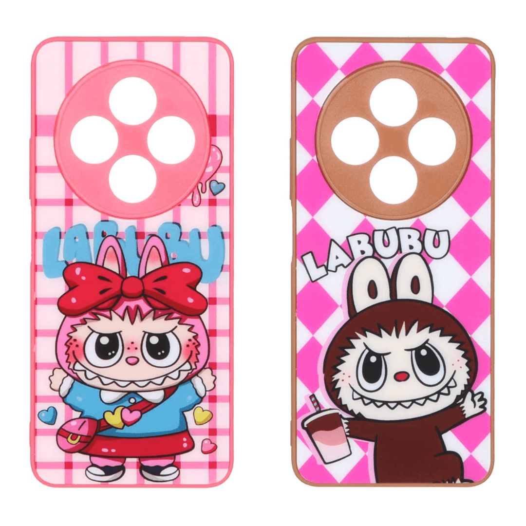 Labubu frame behind Xiaomi Redmi 14C Redmi A4 Poco C75 (1) قاب Labubu پشت طلق مخصوص Redmi 14C / A4 / C75