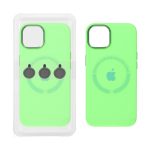 قاب سیلیکونی اورجینال MagSafe آیفون 13 و آیفون 14 با محافظ لنز رینگی MPS – مشکی | خرید کاور پک‌دار