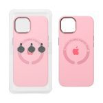 قاب سیلیکونی اورجینال MagSafe آیفون 13 و آیفون 14 با محافظ لنز رینگی MPS – مشکی | خرید کاور پک‌دار