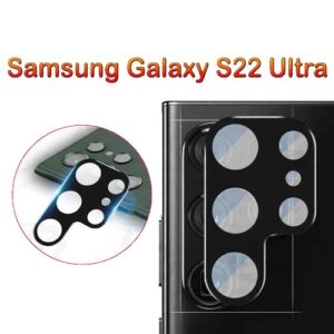 برچسب گلس محافظ لنز دوربین شیشه ای سامسونگ Galaxy S22 ULTRA