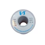 سیم لحیم (قلع) وزن 500 گرمی درصد 63/37 برند S به قطر 0.8 میلیمتر