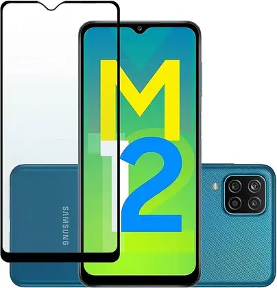 محافظ صفحه نمایش شیشه ای درجه یک Samsung Galaxy M12 Full Cover