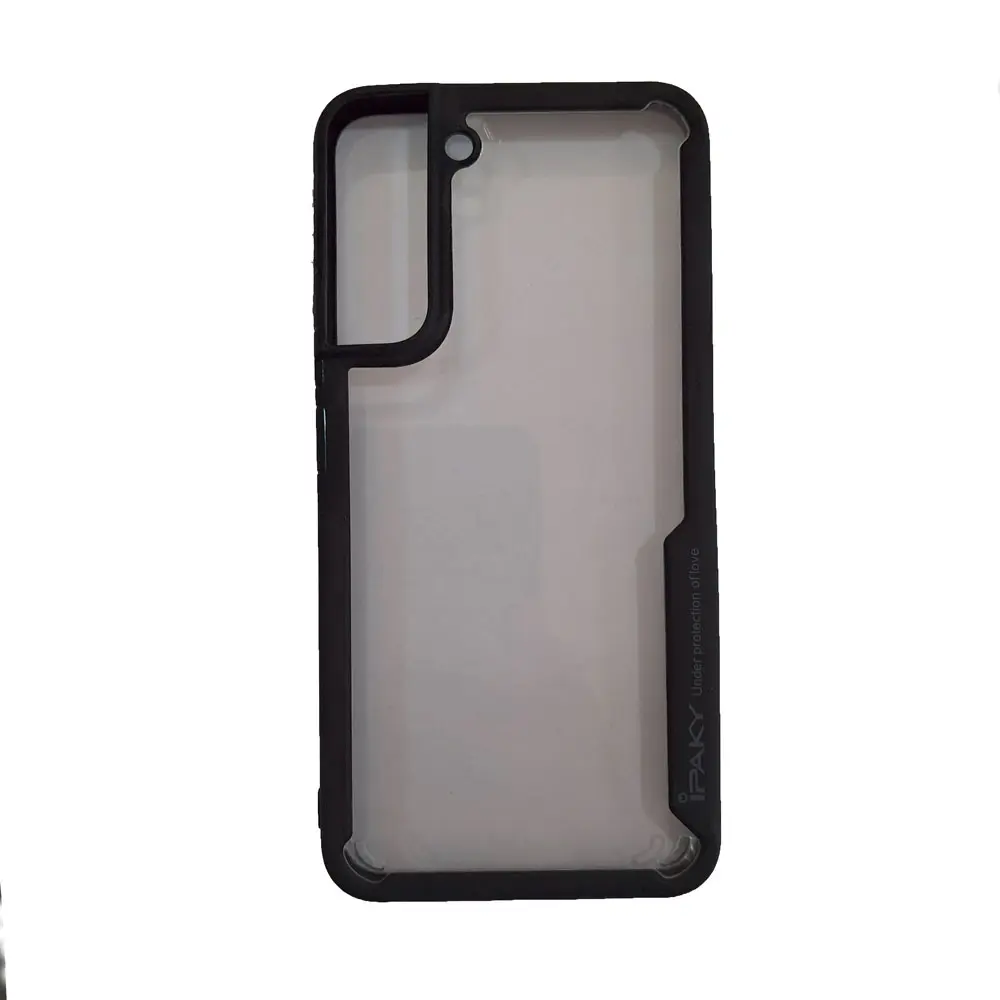 قاب ژله ای پشت شفاف دور مشکی گوشی سامسونگ مدل Galaxy S22 Plus