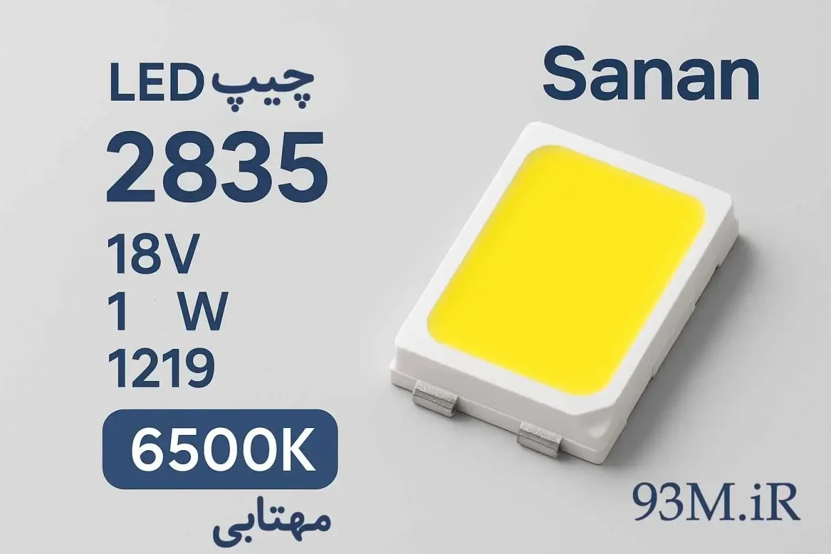 LED 2835 Sanan 18V 1W 6500K 1219