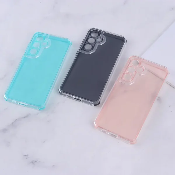 قاب ژله ای شفاف رنگی گوشی سامسونگ مدل Galaxy S24 FE