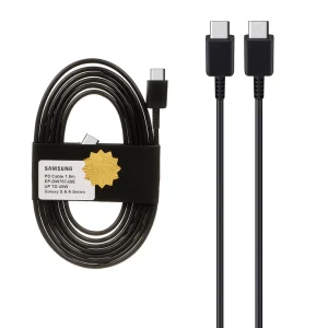 کابل شارژ سامسونگ 45 وات Type-C به Type-C طول 1.8 متر