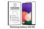 محافظ صفحه سرامیکی براق Samsung Galaxy A22 5G | شفافیت بالا و مقاومت فوقالعاده