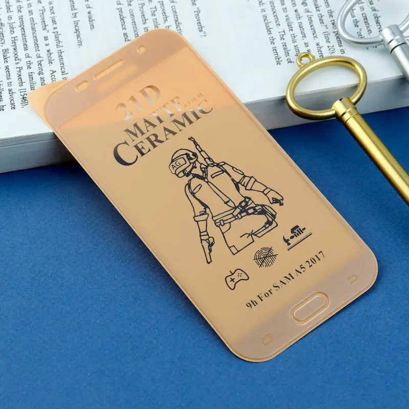 Samsung Galaxy A5 2016 Screen Protector محافظ صفحه سرامیکی مات Samsung Galaxy A5 2016 | محافظ صفحه ضد اثر انگشت و ضد خش