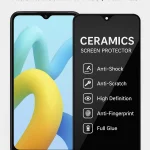 محافظ صفحه سرامیکی براق Xiaomi Redmi A1 Plus | مقاوم، شفاف و ضد خط و خش