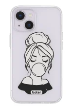 قاب boter آینه‌ای طرح‌دار مخصوص iPhone 13 و iPhone 14