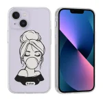 قاب boter آینه‌ای طرح‌دار مخصوص iPhone 13 و iPhone 14