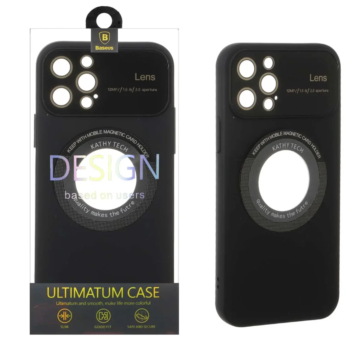قاب اورجینال Kathy Tech محافظ لنز شیشه ای Magsafe کلاسیک Apple iPhone 12 Pro Max