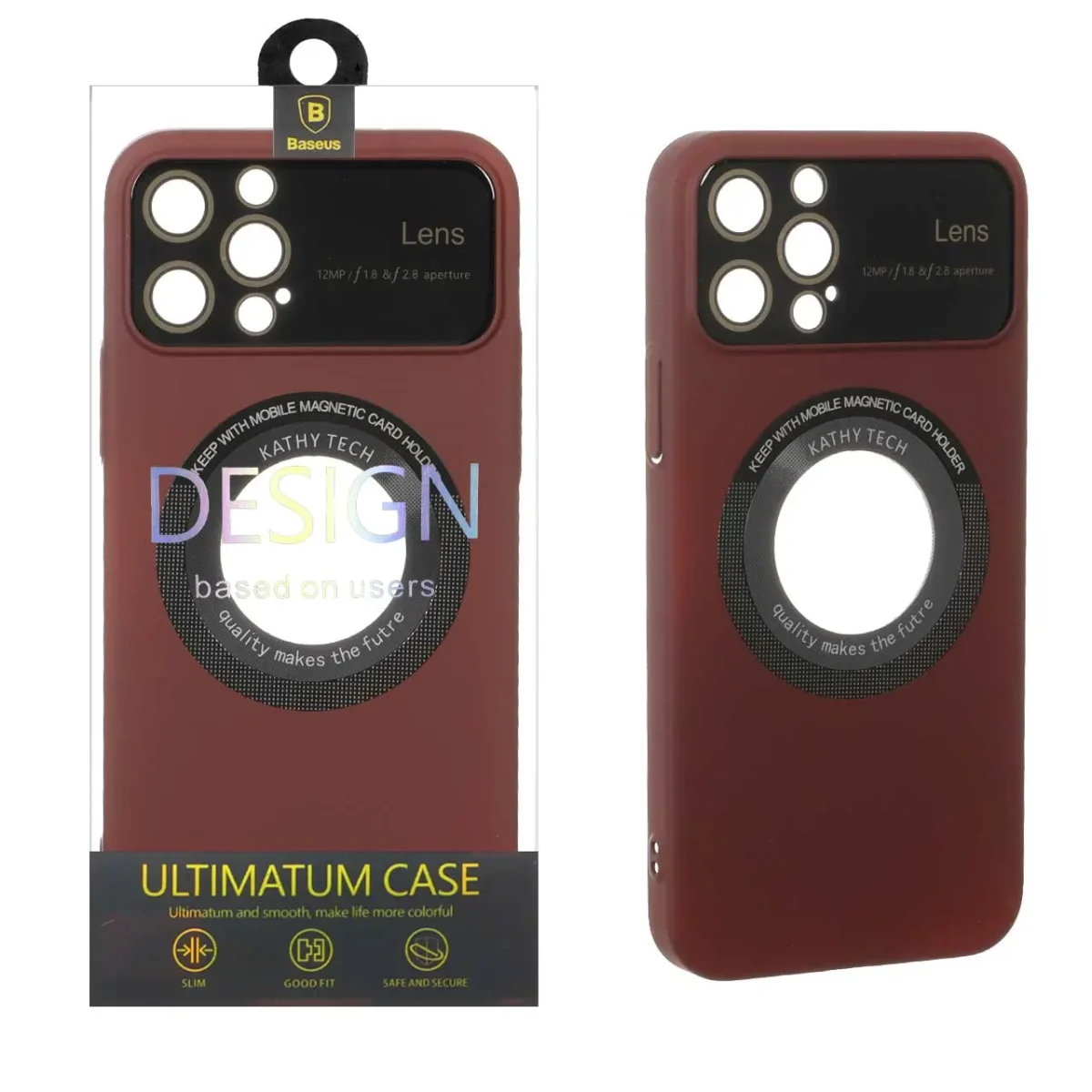 قاب اورجینال Kathy Tech محافظ لنز شیشه ای Magsafe کلاسیک Apple iPhone 12 Pro Max