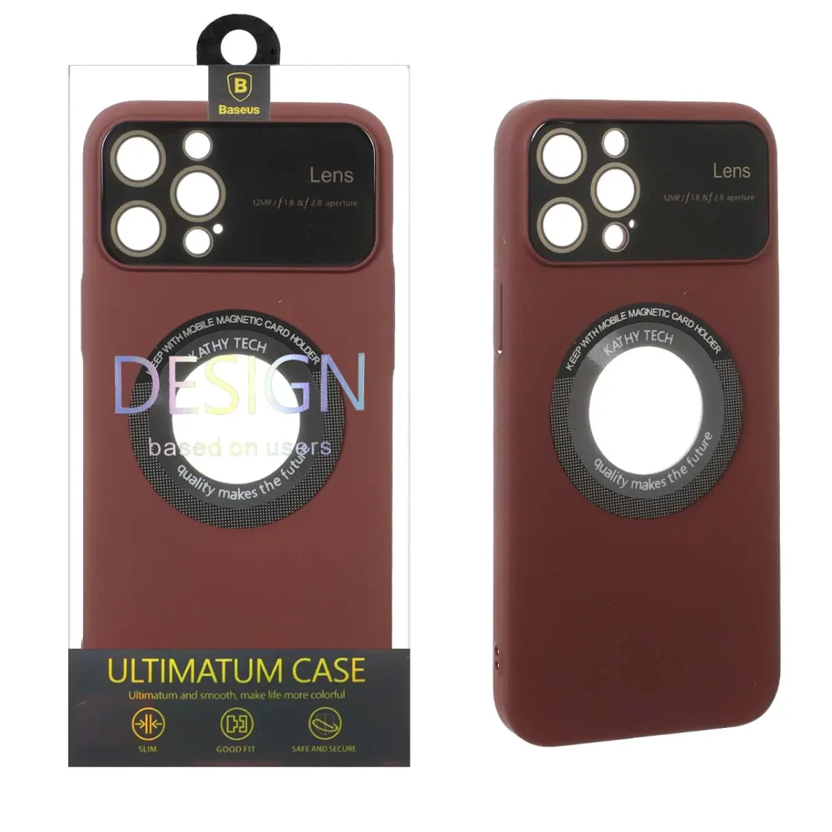 قاب اورجینال Kathy Tech محافظ لنز شیشه ای Magsafe کلاسیک Apple iPhone 12 Pro Max