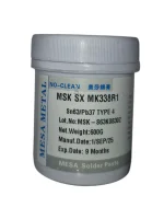 خرید خمیر قلع MESA MSK SX MK3338R1 Sn63/Pb37 Type 4 وزن 500 گرم | مناسب لحیم‌کاری دقیق SMD