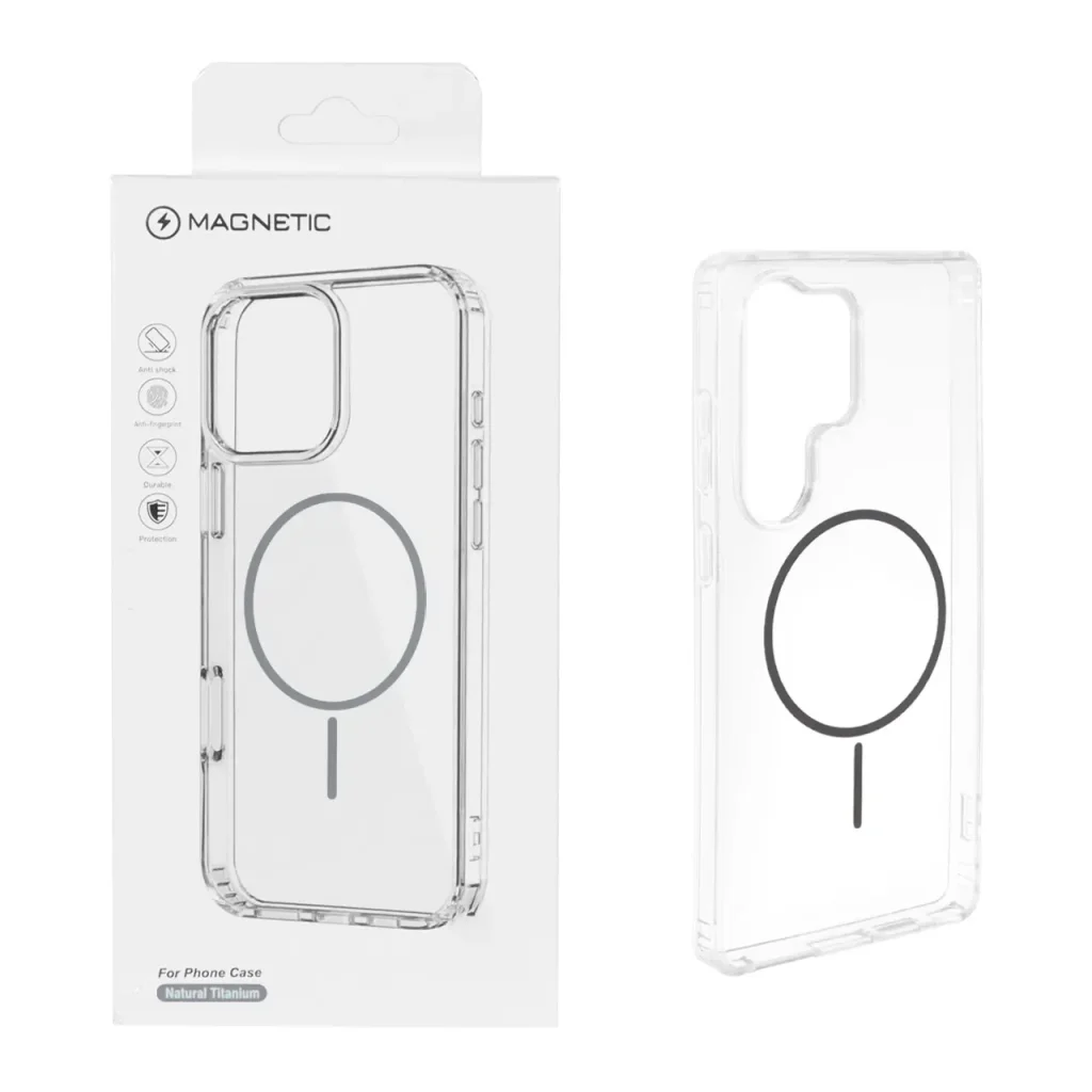 کاور Magnetic دور ژله‌ای MagSafe سامسونگ مدل Galaxy S25 Ultra