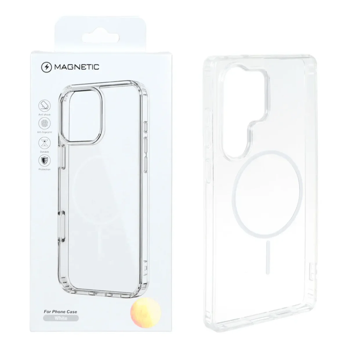 کاور Magnetic دور ژله‌ای MagSafe سامسونگ مدل Galaxy S25 Ultra