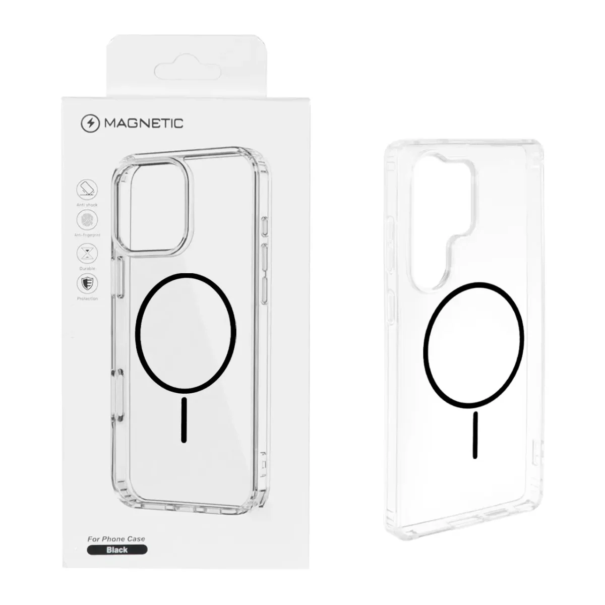 کاور Magnetic دور ژله‌ای MagSafe سامسونگ مدل Galaxy S25 Ultra