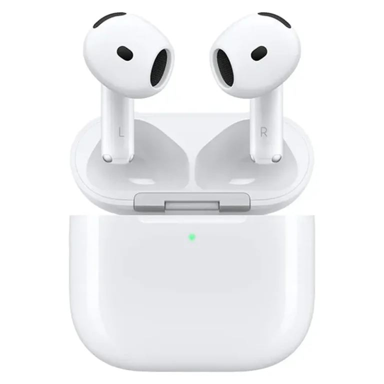 هدفون بی‌سیم Apple AirPods 4 سفید – نسخه اصلی و اورجینال