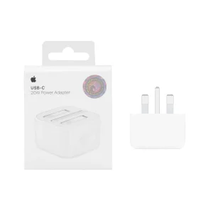 شارژر دیواری اپل 3 پین 20W مدل B/A سفید – اورجینال New Pack 2024