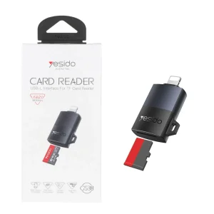 خرید و قیمت رم ریدر لایتنینگ آیفون Yesido مدل GS38