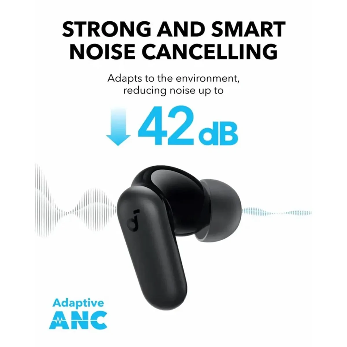 خرید و قیمت هدفون بلوتوثی انکر Anker Soundcore R50i NC A3959 مشکی