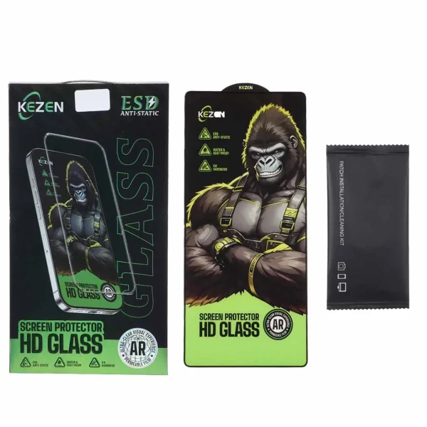 خرید و قیمت محافظ-صفحه-نمایش-شیشه-ای-Full-Cover-Kezen-Anti-Static-ESD-مدل-Samsung-Galaxy-S25-Ultra