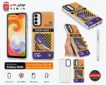 قاب محافظ طرح دار سامسونگ Galaxy A04s | پشت سخت دور ژله‌ای