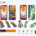 خرید و قیمت قاب محافظ طرح دار سامسونگ Galaxy A04s | پشت سخت دور ژله‌ای