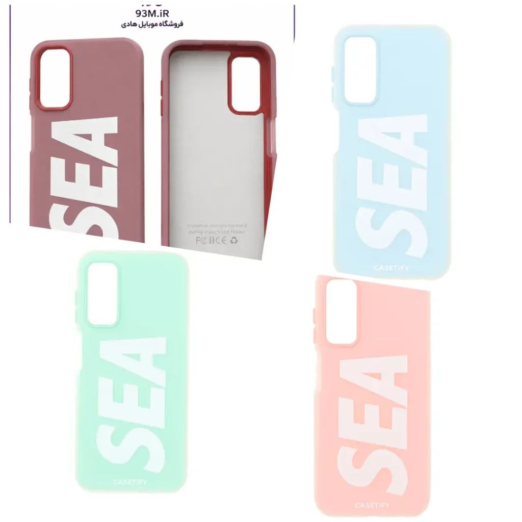 خرید و قیمت قاب SEA CaseTify دو لایه Samsung Galaxy A24 | محافظ ژله‌ای داخل پارچه‌ای